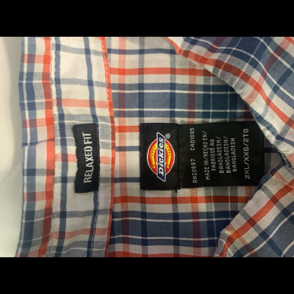 Dickies plaid shirt.